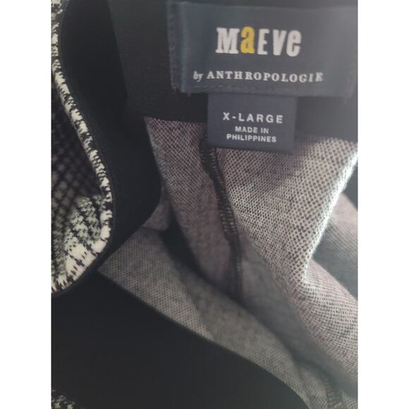 Anthropologie Maeve Plaid Bootcut Cotton Pants - XL New - Picture 6 of 6